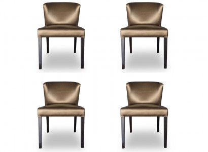 4x Stühle Stuhl Polster Design Lehn Garnitur Sessel Komplett Modernes Set Neu